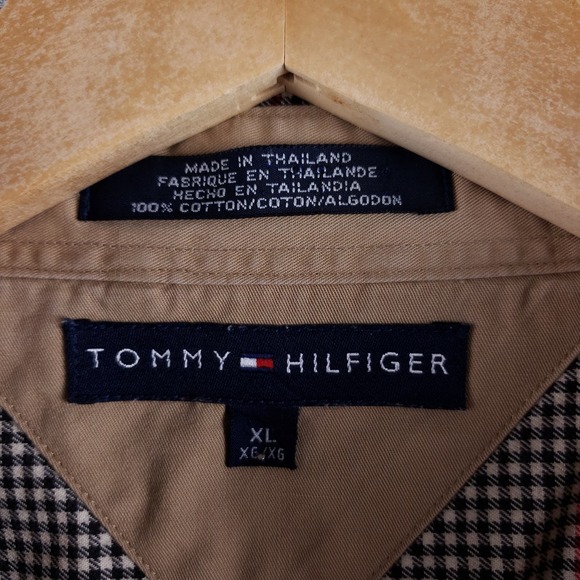 Tommy Hilfiger Men's Long Sleeve Button-Up Plaid Shirt Size XL - Picture 4 of 16